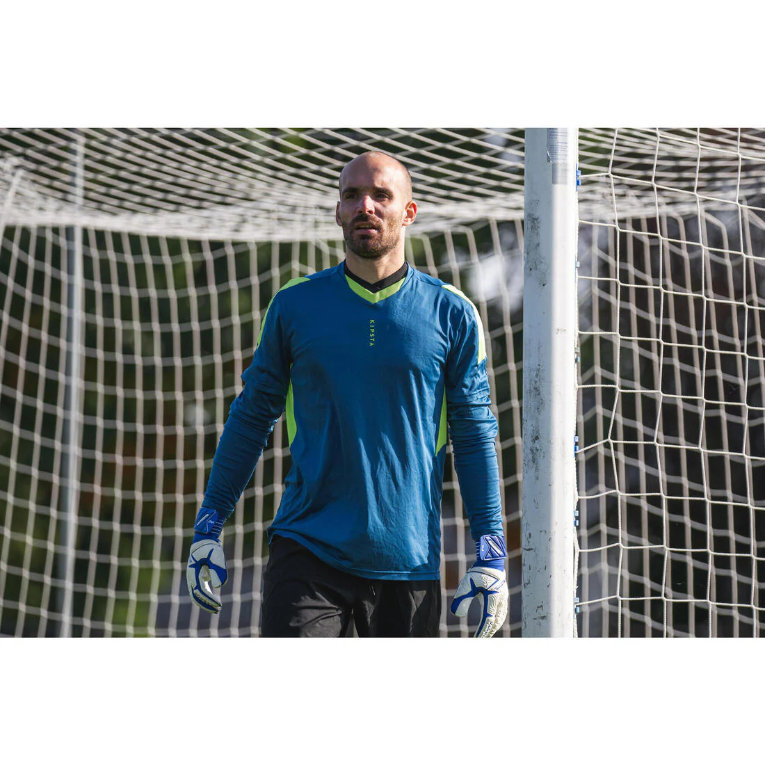 Adult Goalkeeper Shirt F500 - Blue - Image 2