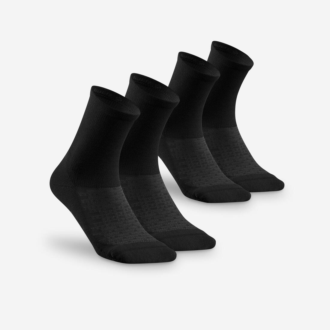 Adult high hiking socks (2 pairs) Hike 100 - Image 2
