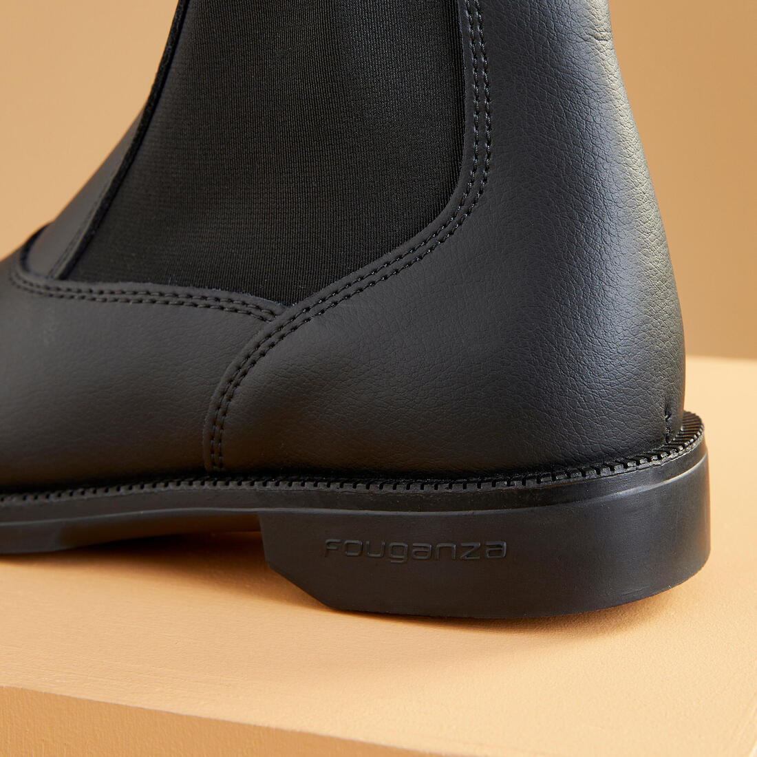 Adult Horse Riding Classic Leather Jodhpur Boots - Black - Image 5