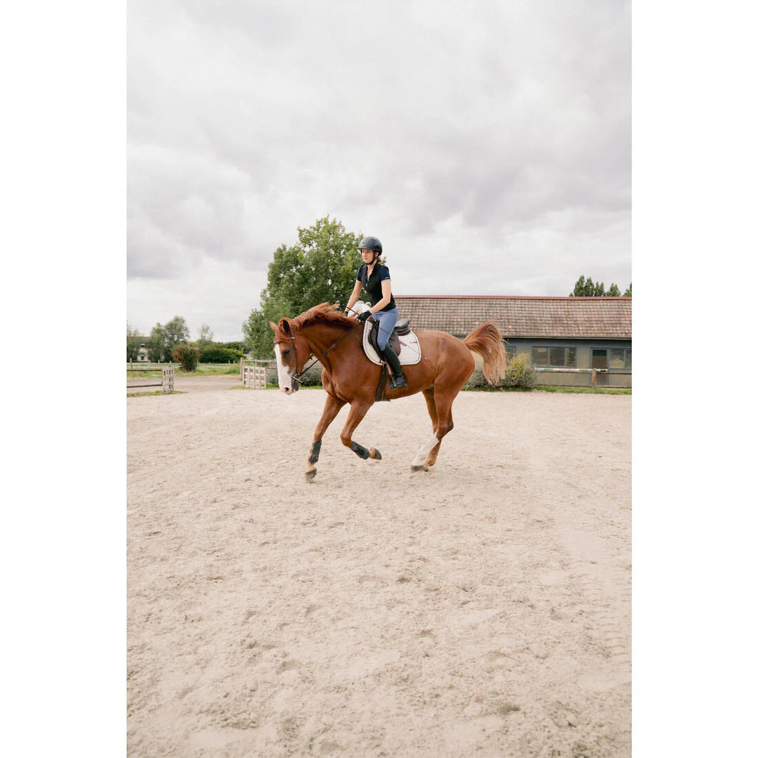 Adult Horse Riding Flexible Back Protector 500 D3O® - Black - Image 10