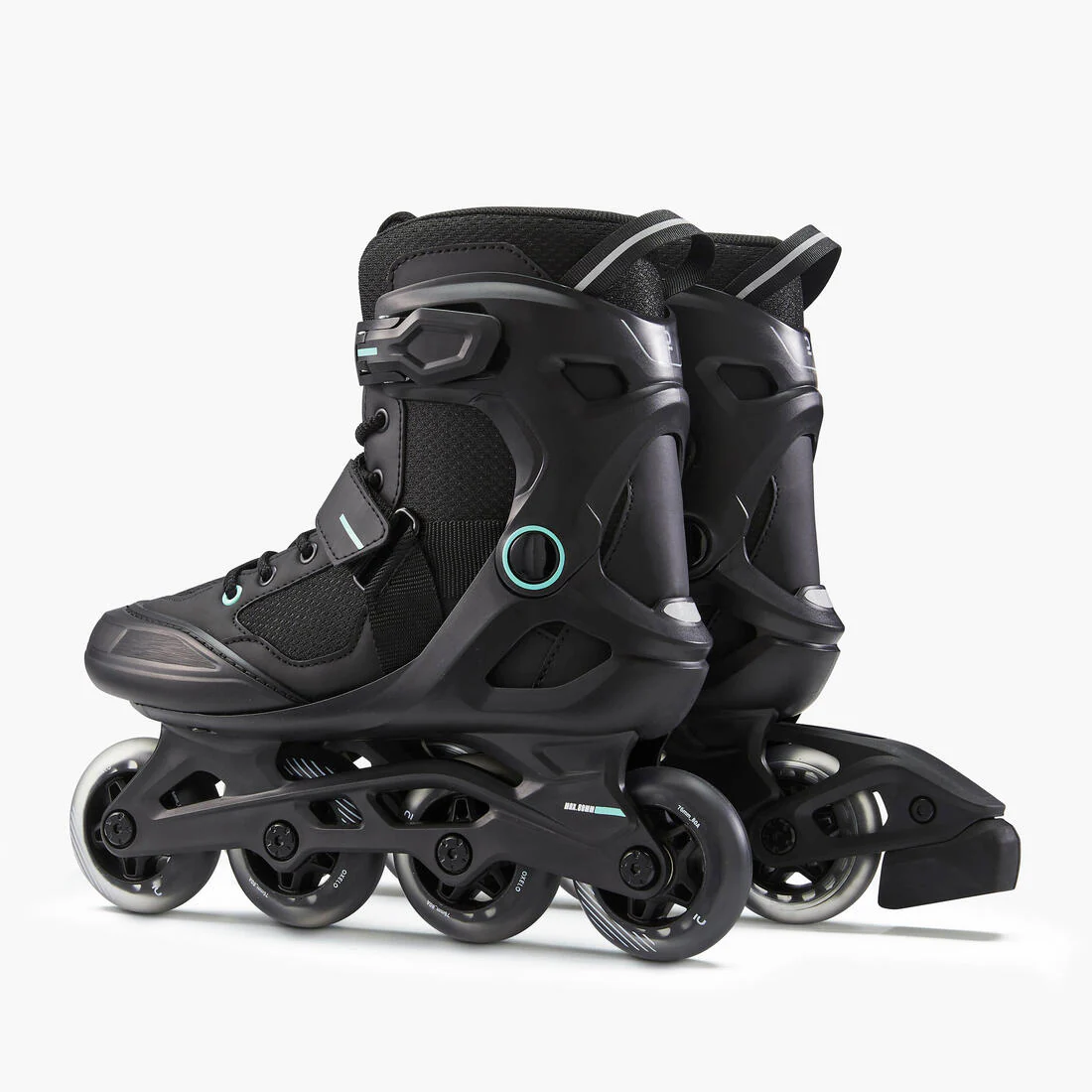 Adult Inline Fitness Skates FIT100 - Black/Mint - Image 6
