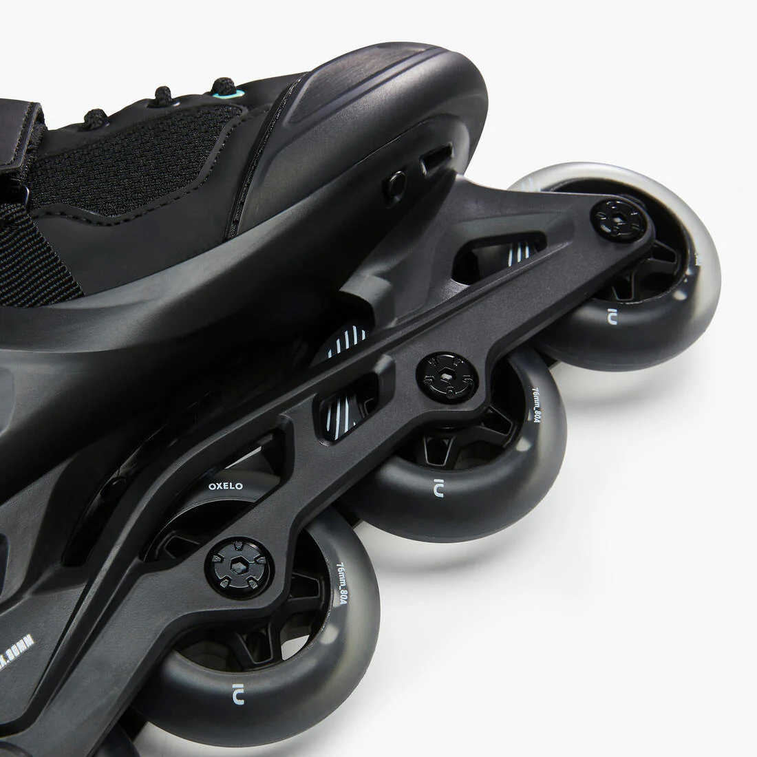 Adult Inline Fitness Skates FIT100 - Black/Mint - Image 9