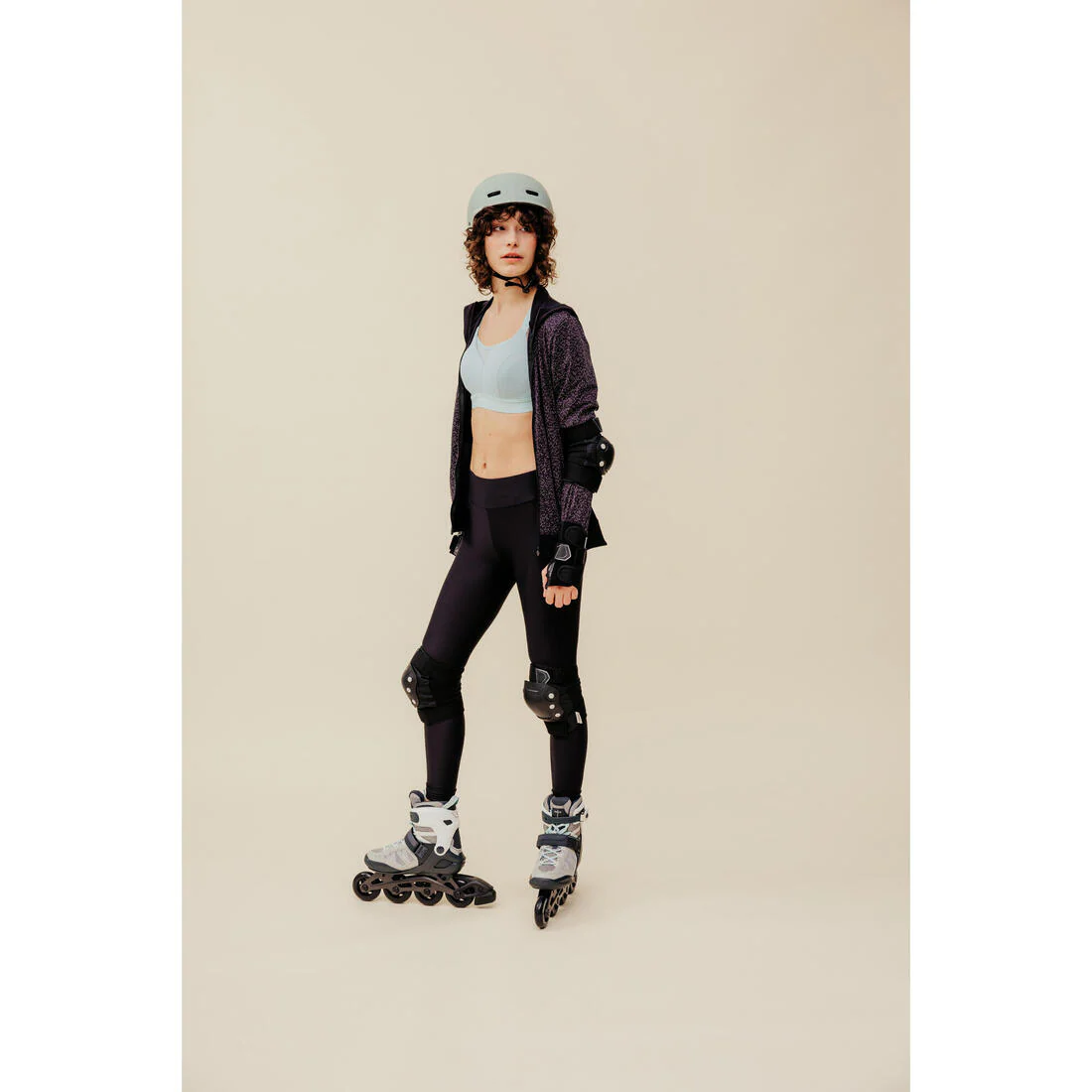 Adult Inline Fitness Skates FIT500 - Ice Grey - Image 11