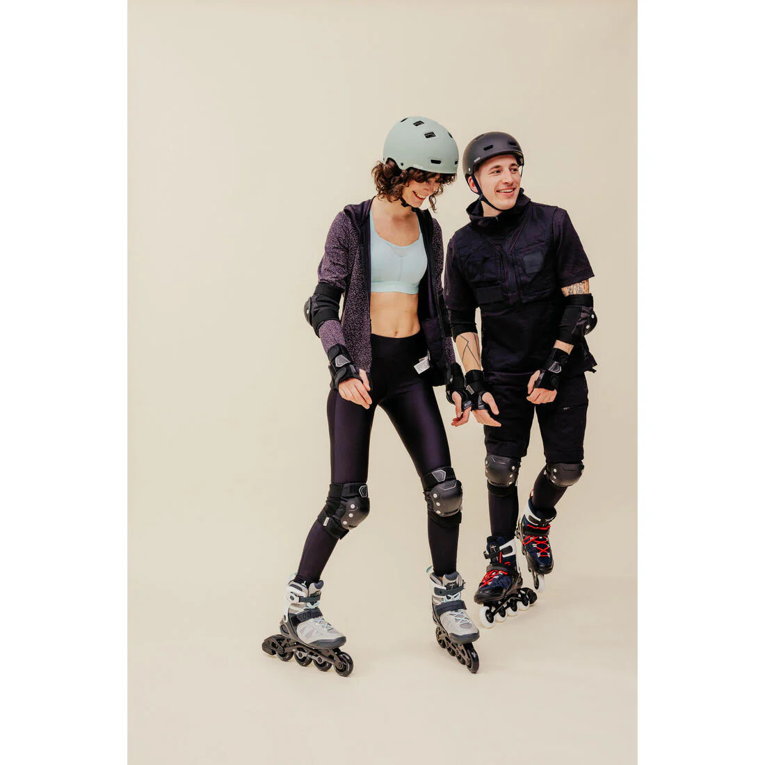 Adult Inline Fitness Skates FIT500 - Ice Grey - Image 12