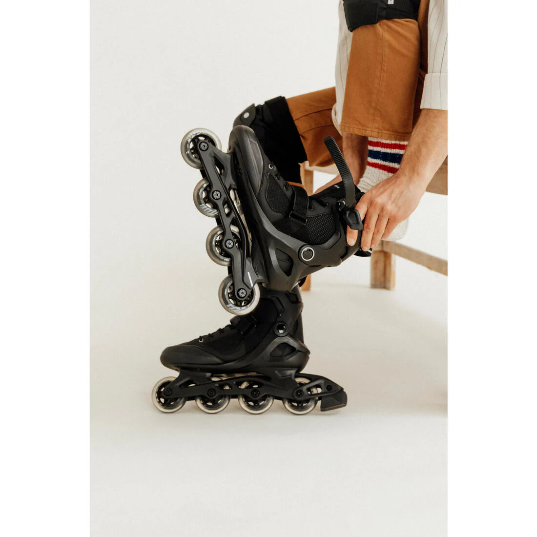 Adult Inline Skates Black - FIT100 - Image 9