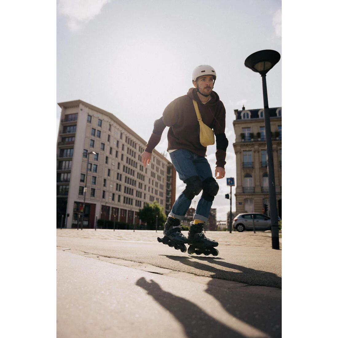Adult Inline Skates MF140 Hard Shell - Grey - Image 15