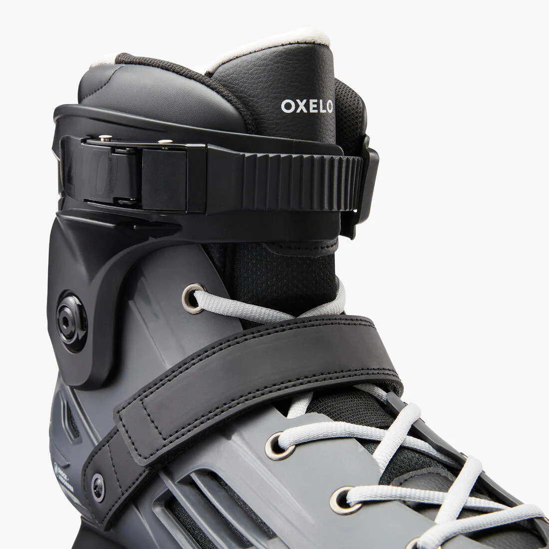 Adult Inline Skates MF140 Hard Shell - Grey - Image 3