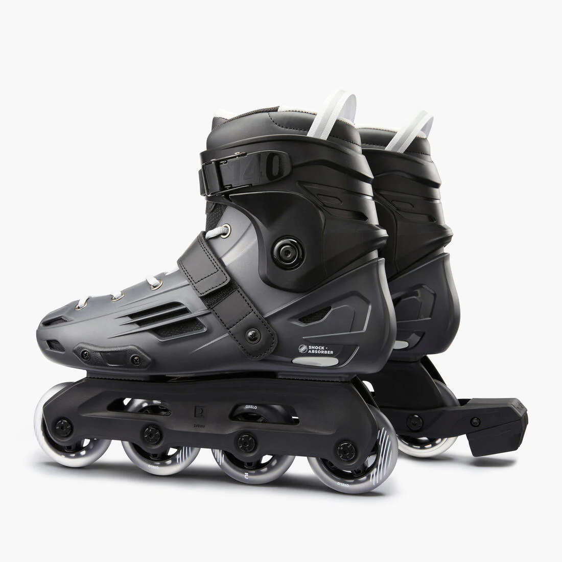 Adult Inline Skates MF140 Hard Shell - Grey - Image 5