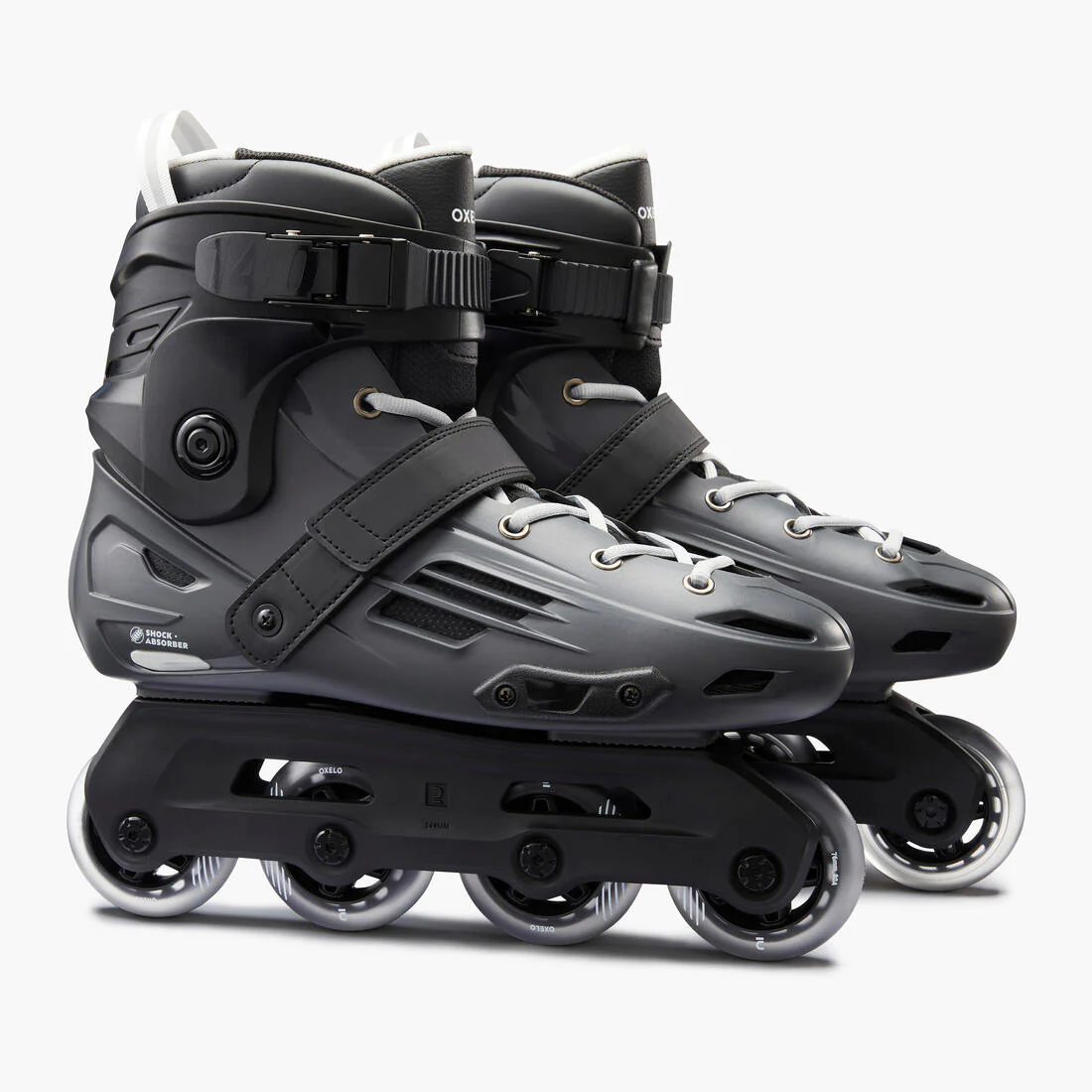 Adult Inline Skates MF140 Hard Shell - Grey - Image 8