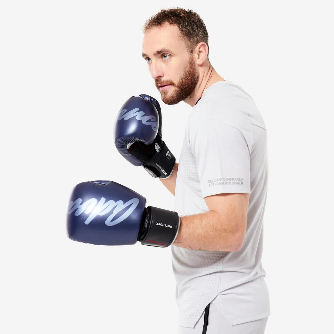 Adult Kickboxing and Muay Thai Gloves - Blue - Image 5