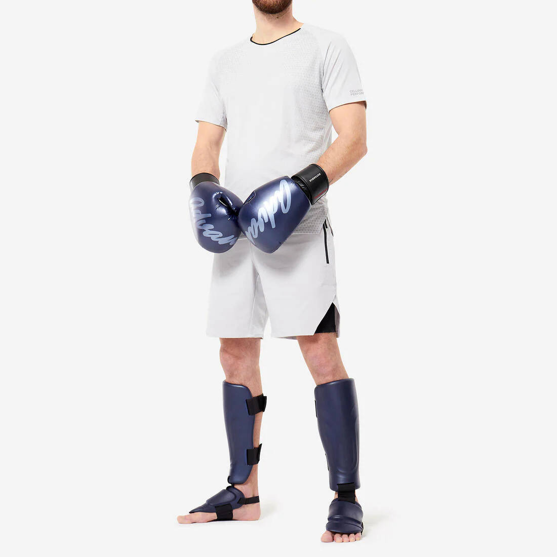 Adult Kickboxing and Muay Thai Gloves - Blue - Image 6