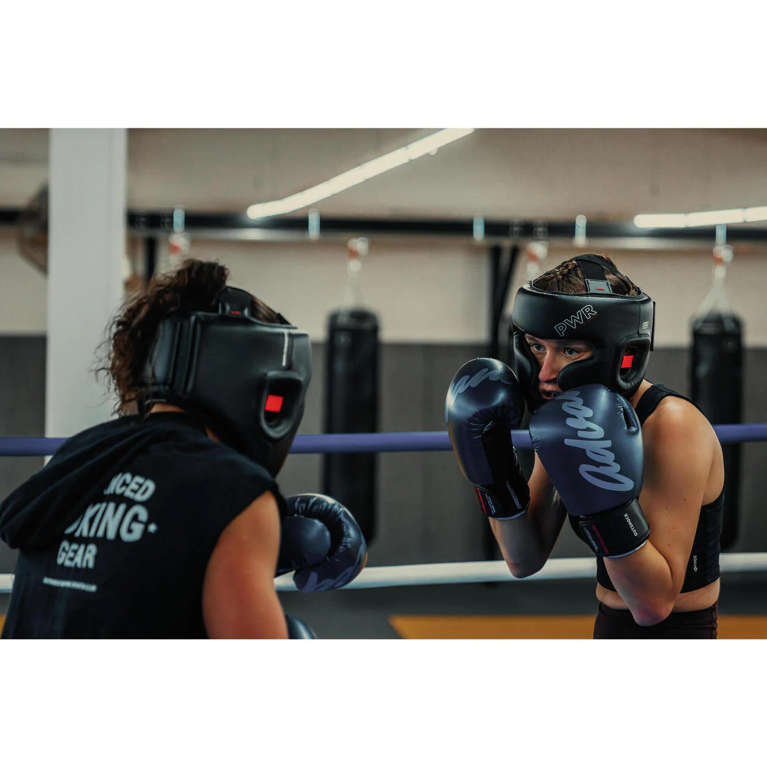 Adult Kickboxing and Muay Thai Gloves - Blue - Image 7