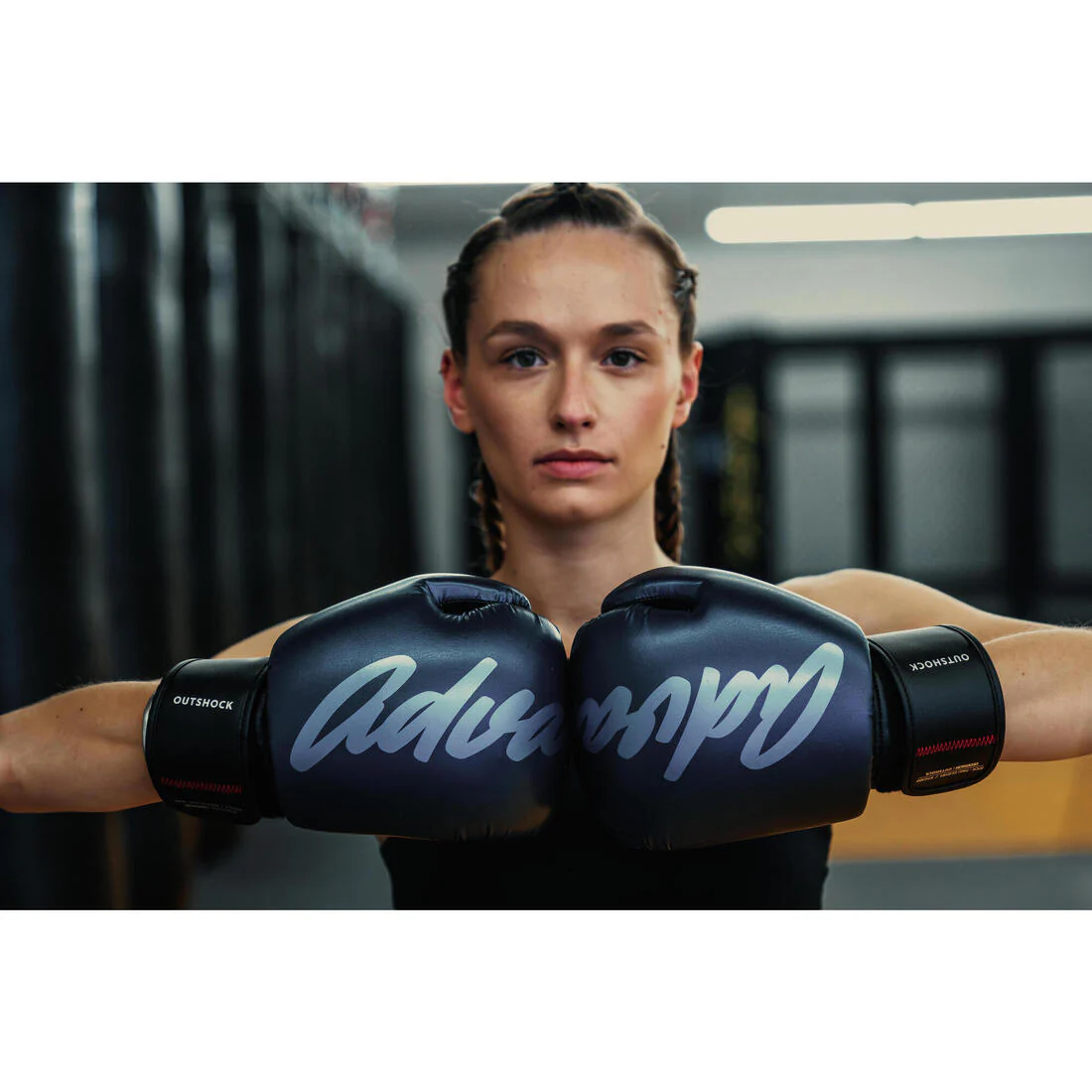 Adult Kickboxing and Muay Thai Gloves - Blue - Image 9