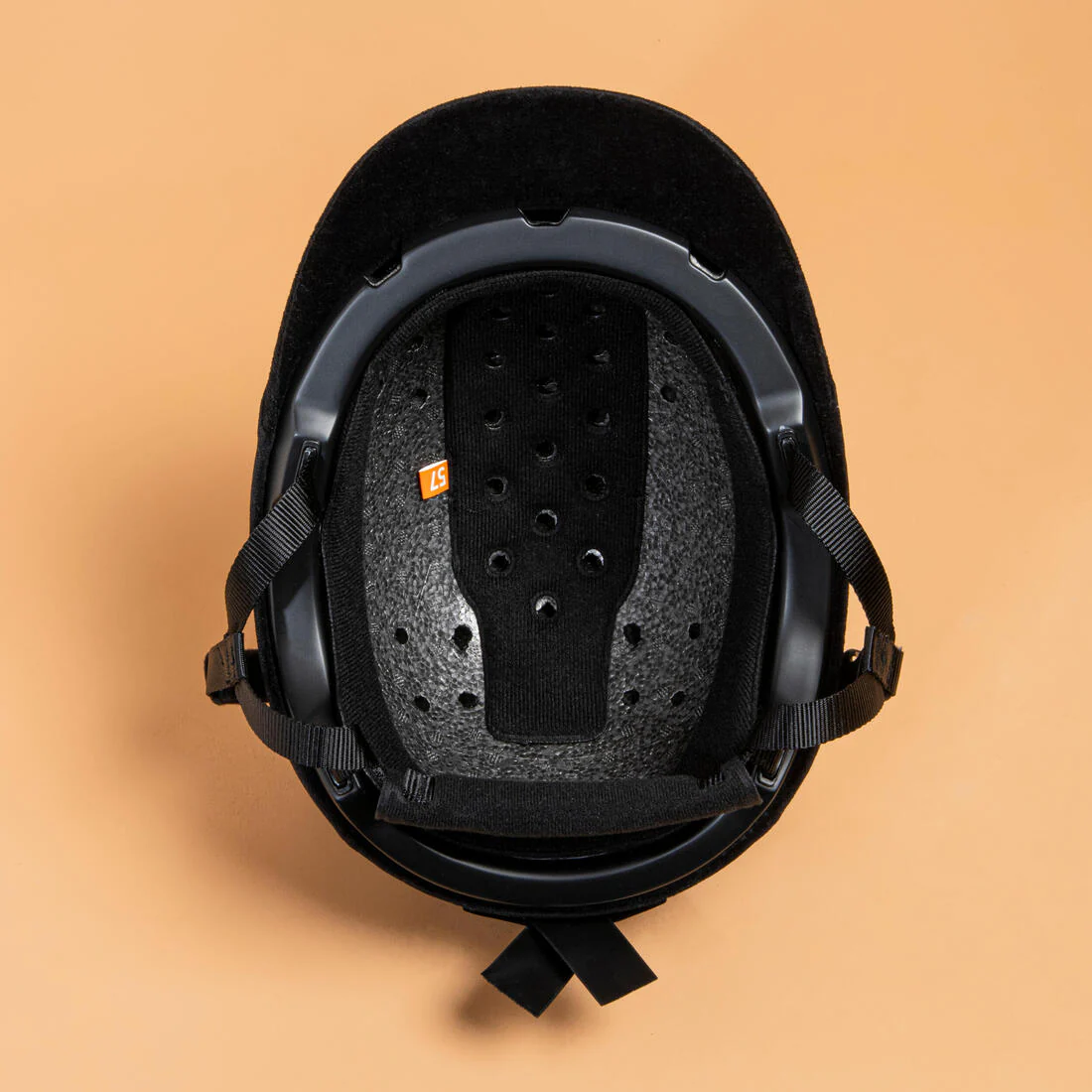 Adult/Kids' Horse Riding Helmet 140 - Black Velvet - Image 4
