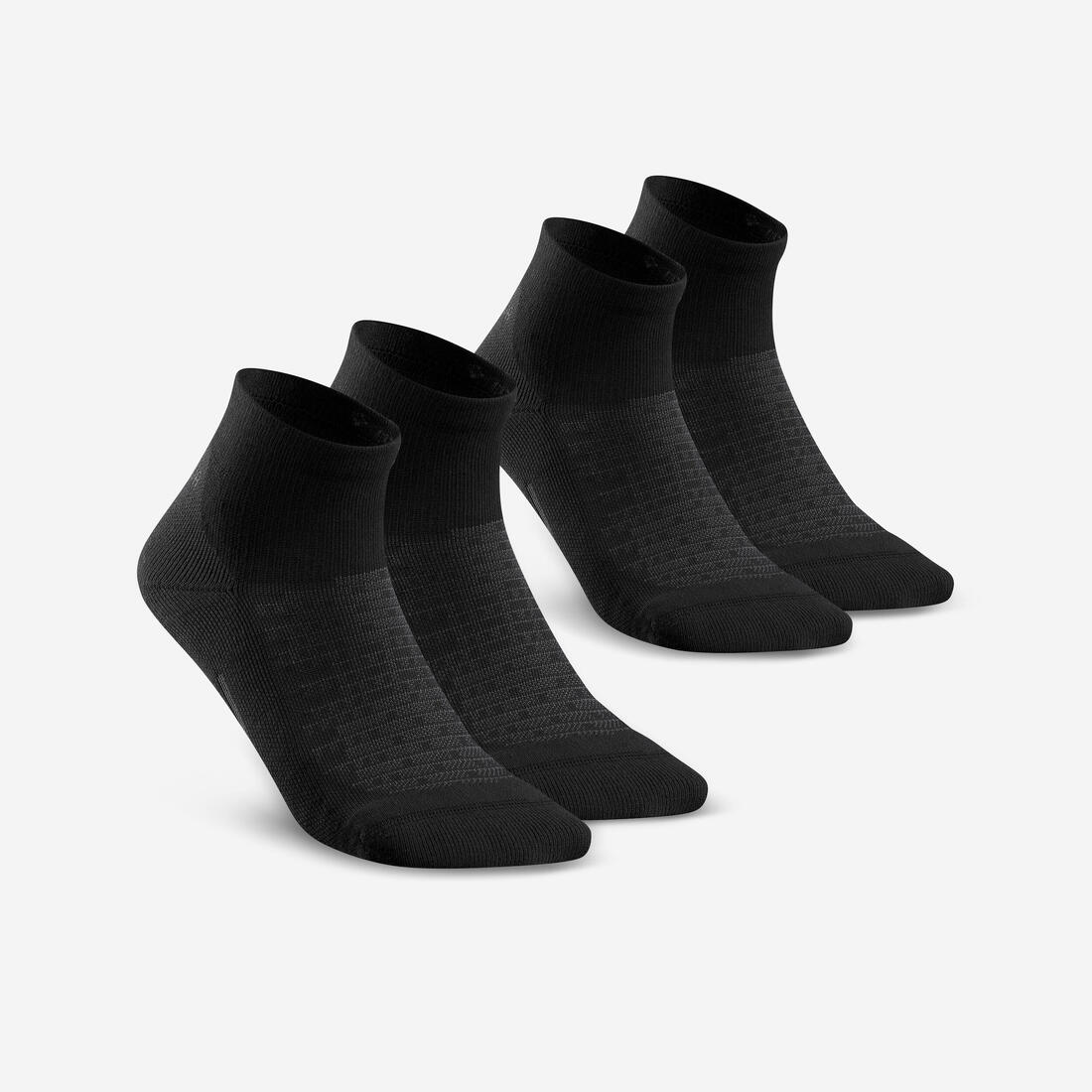 Adult mid-height hiking socks (2 pairs) Hike 100 - Image 3