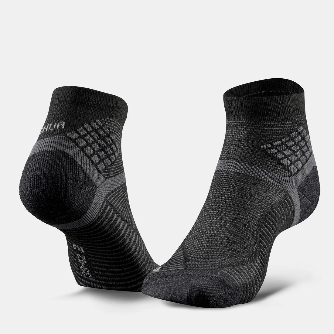 Adult mid-height hiking socks (2 pairs) Hike 500 - Image 2