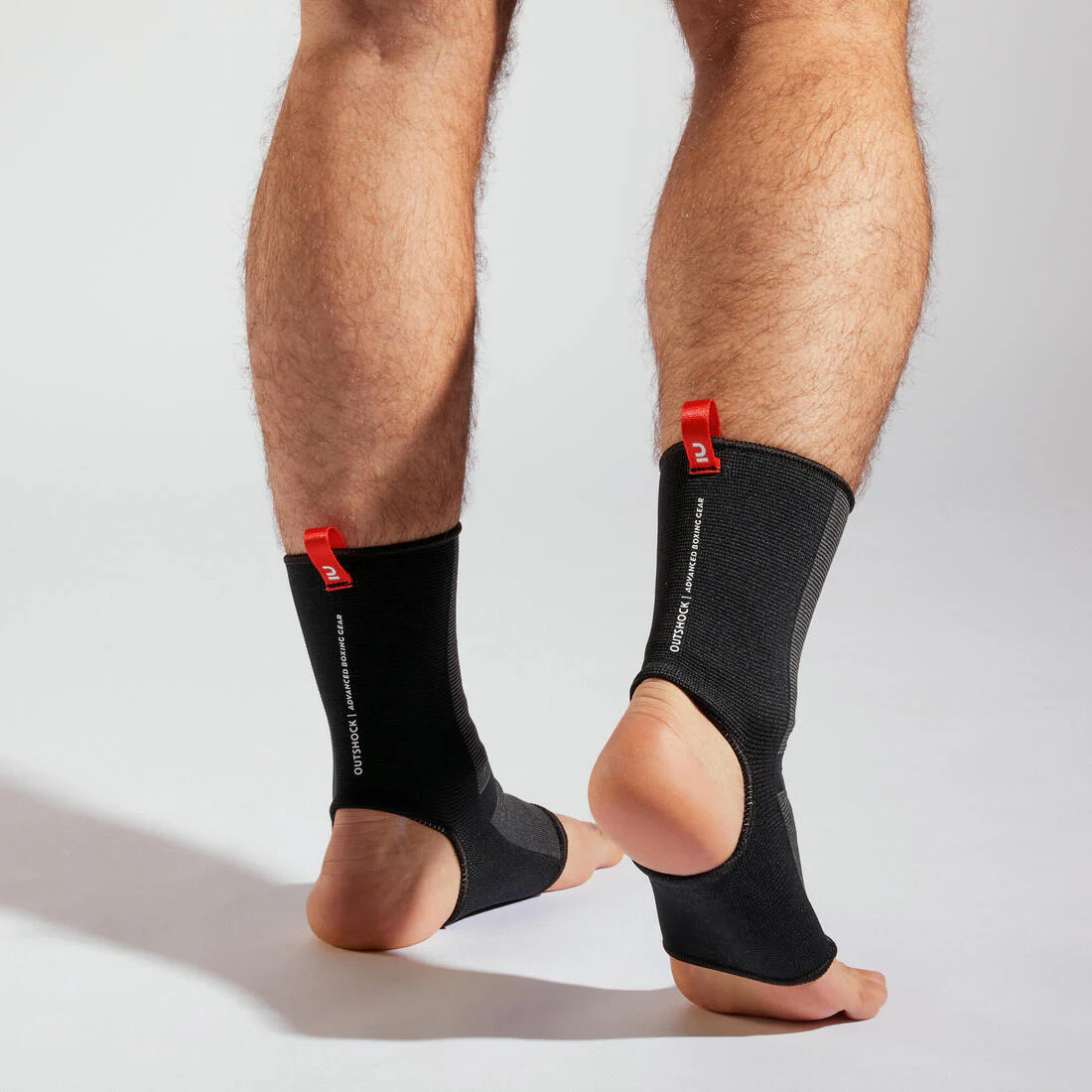 Adult Muay Thai Ankle Support - Black/Red - Image 3