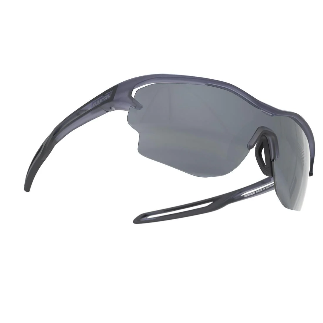 ADULT RUNPERF 2 TRANSLU RUNNING SUNGLASSES category 3 - BLUE/ SILVER - Image 5