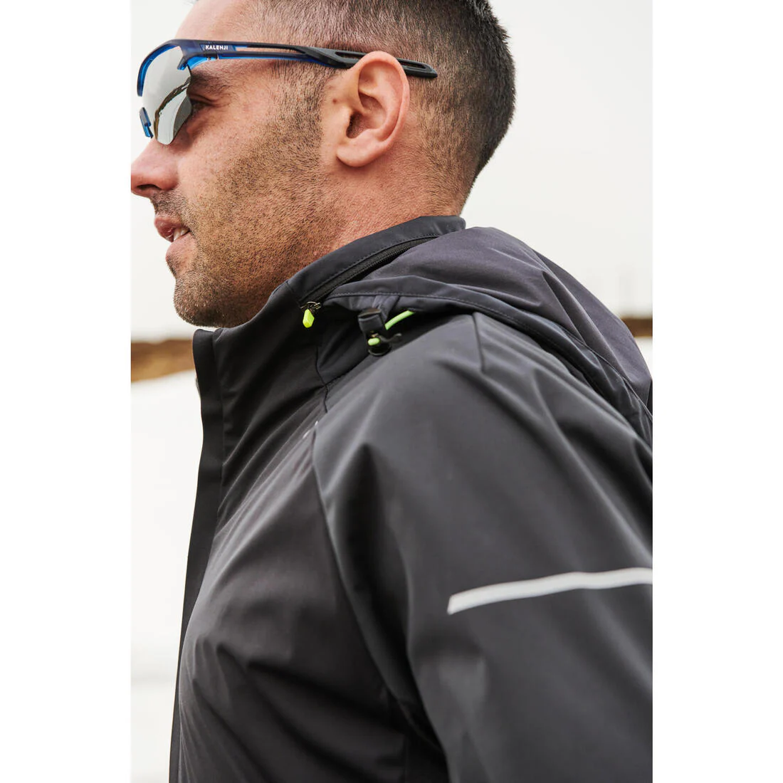 ADULT RUNPERF 2 TRANSLU RUNNING SUNGLASSES category 3 - BLUE/ SILVER - Image 8