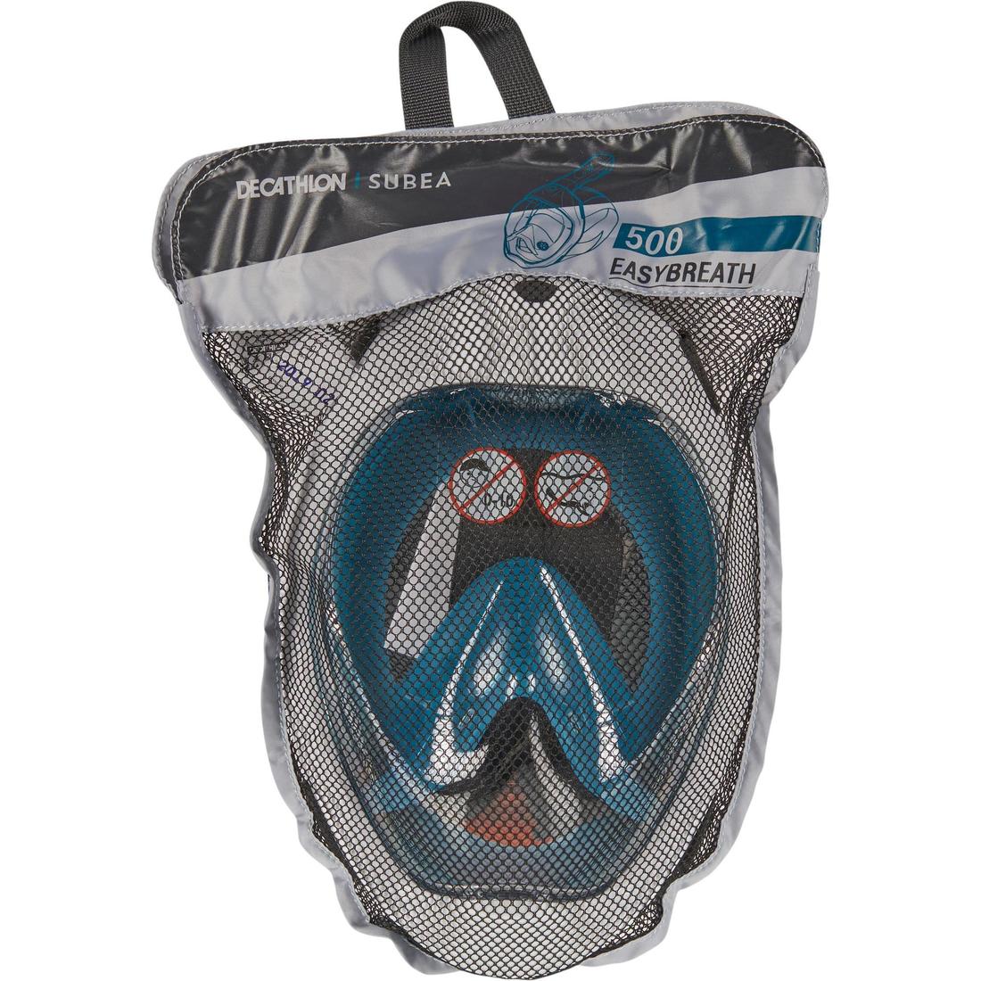 Adult’s Easybreath surface mask - 500 blue with bag - Image 13