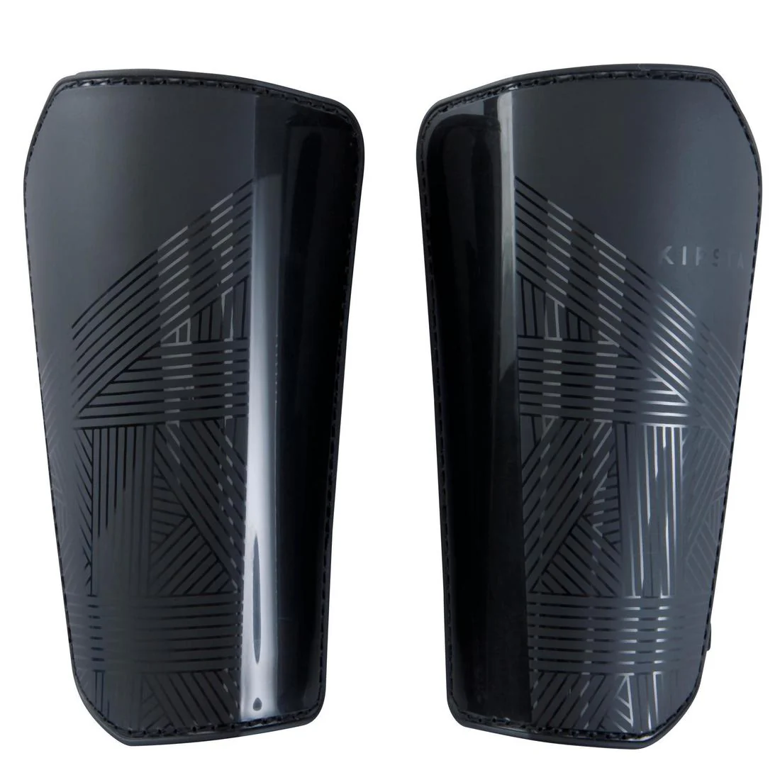 Adult Shin Pads Black - Essential 100 Series - Image 2
