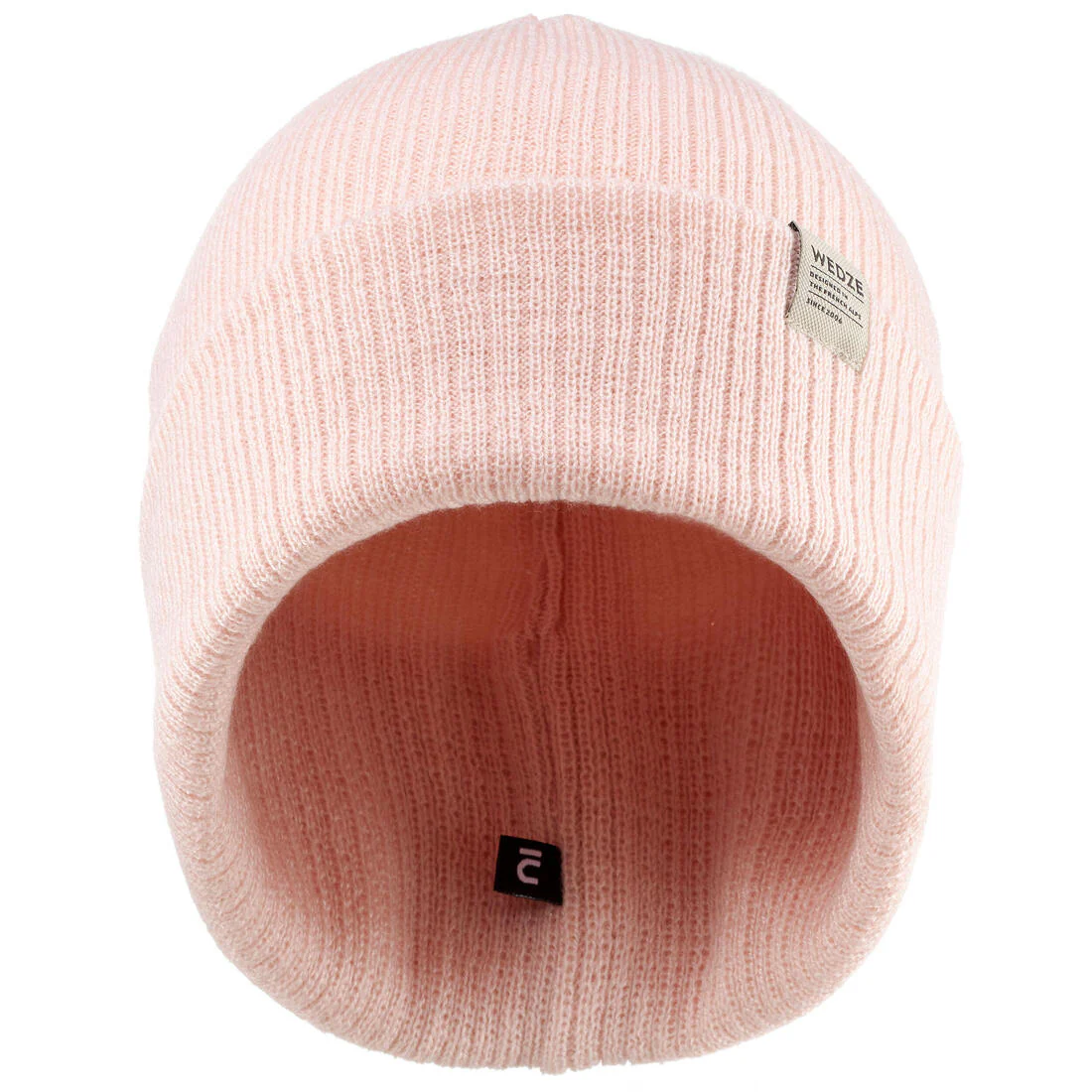 ADULT SKI HAT - FISHERMAN - BURGUNDY - Image 4