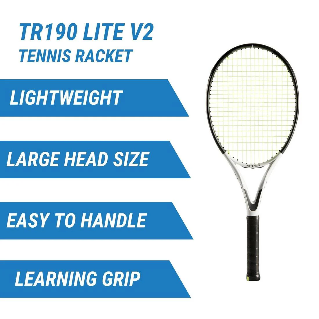 Adult Tennis Racket TR190 Lite V2 - Image 12