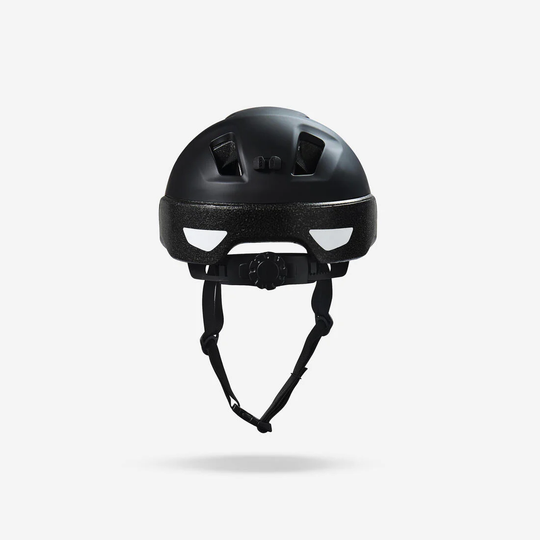 100 City Cycling Helmet Black - Image 5