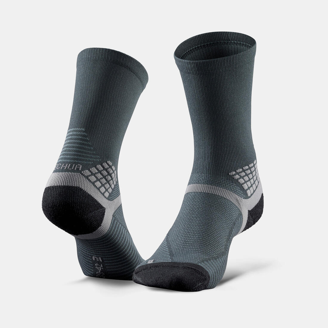 Adults’ high-rise hiking socks (2 pairs), Hike 500 - Image 4