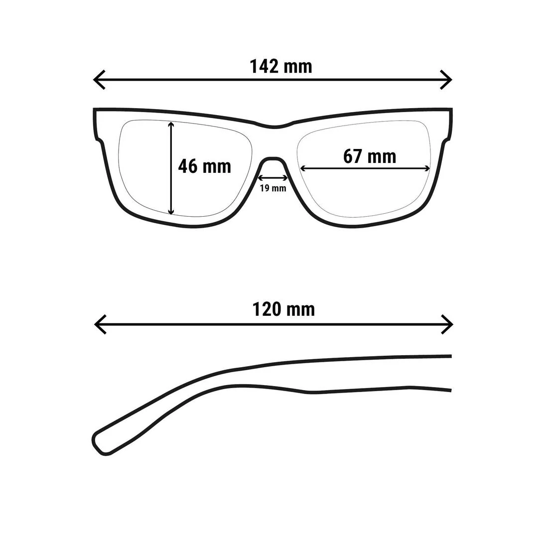 Adults Hiking Sunglasses - MH580 - Polarising Category 4 - Image 10