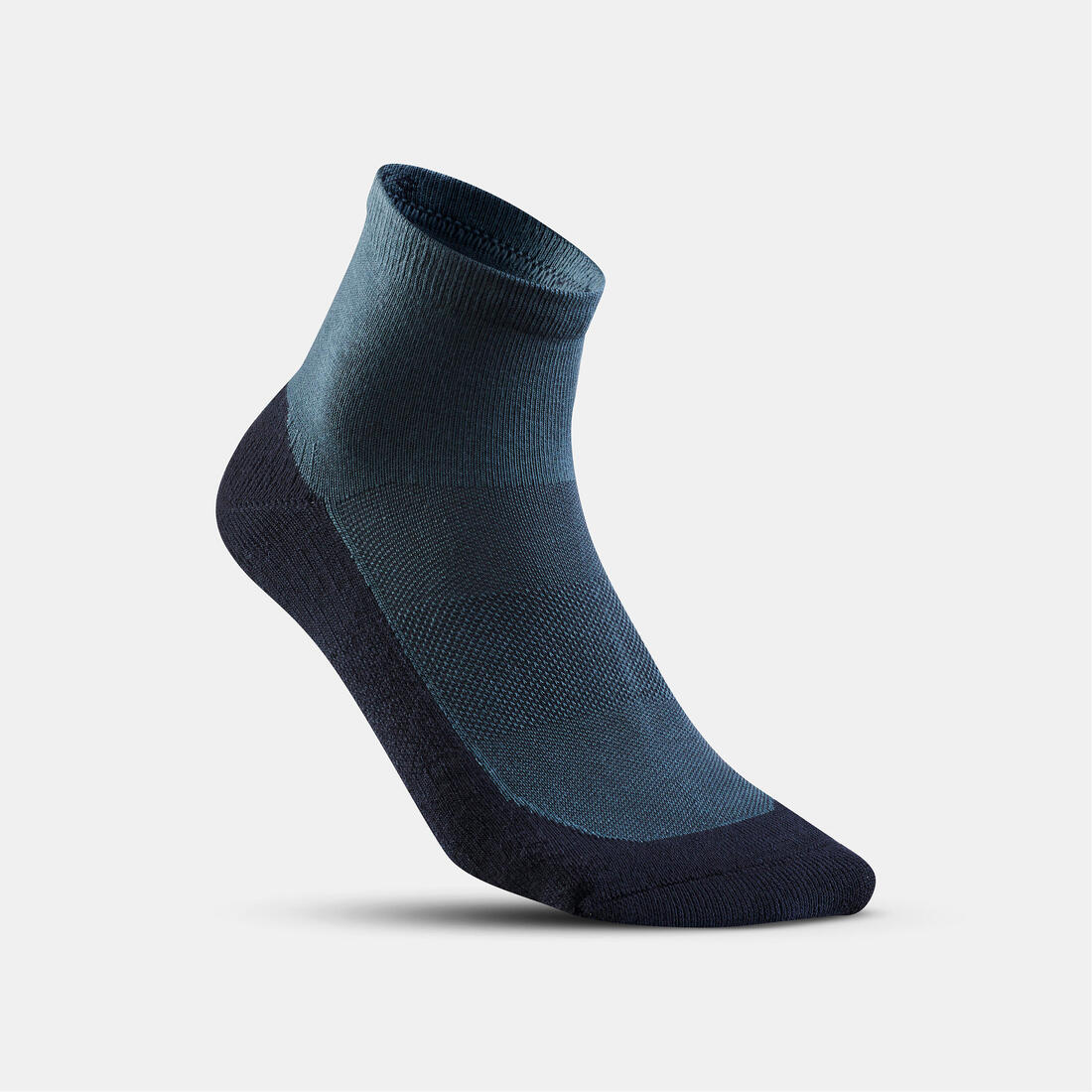 Adults’ mid-length hiking socks (2 pairs), Hike 50 - Blue - Image 3