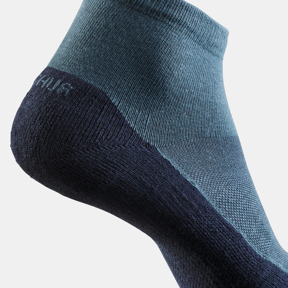 Adults’ mid-length hiking socks (2 pairs), Hike 50 - Blue - Image 5