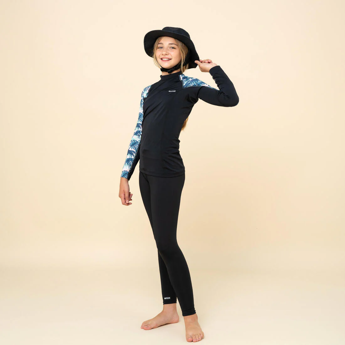 Kids’ anti-UV leggings black - Image 7