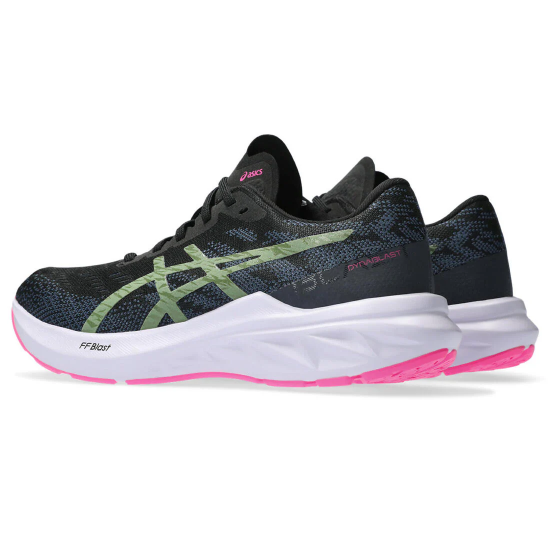 Asics women dynablast 3 - black/cedar green - Image 2