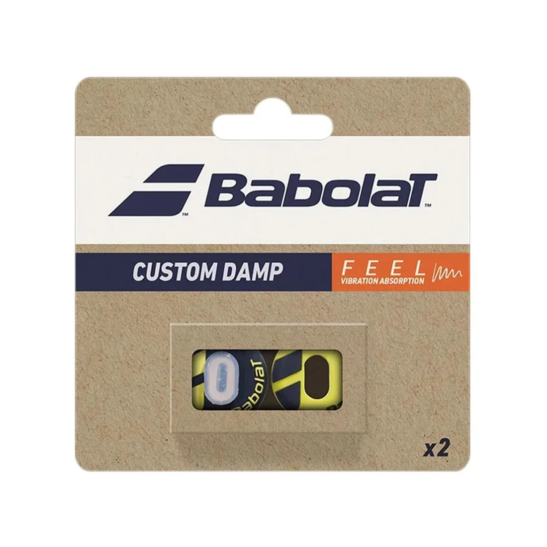 Babolat Custom Damp Tennis Racket Vibration Dampener - 2-Pack