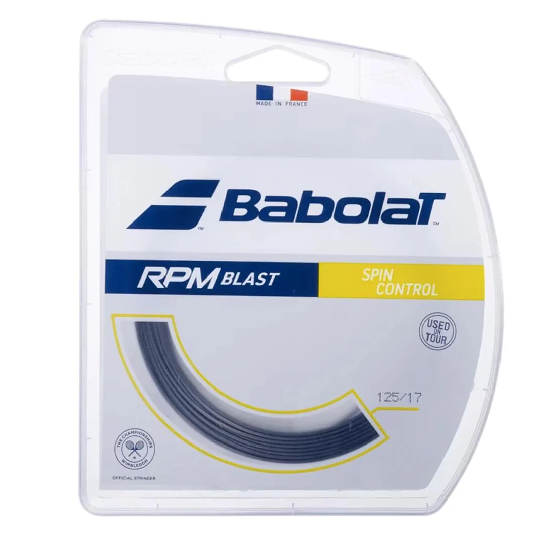Babolat RPM Blast 12M 1.25 Tennis String - Co-Polyester Spin String