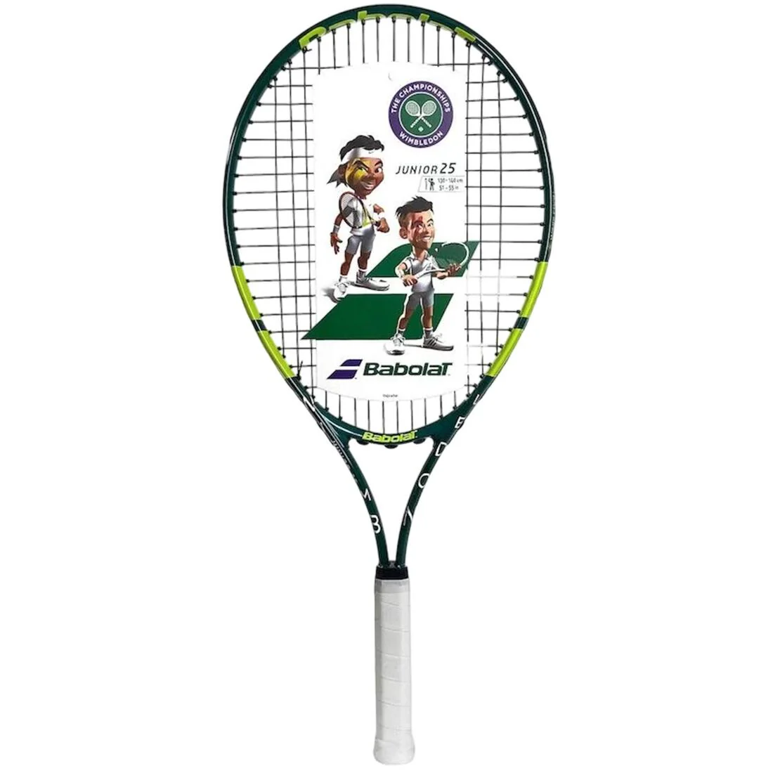 Babolat Wimbledon Junior 25 Tennis Racket - Lightweight Aluminum