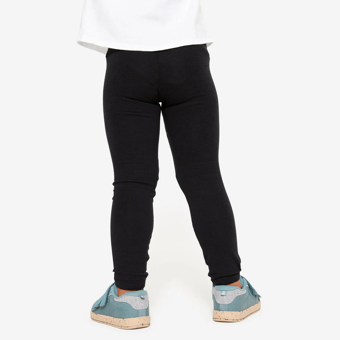 Baby Basic Cotton Leggings - Black - Image 3