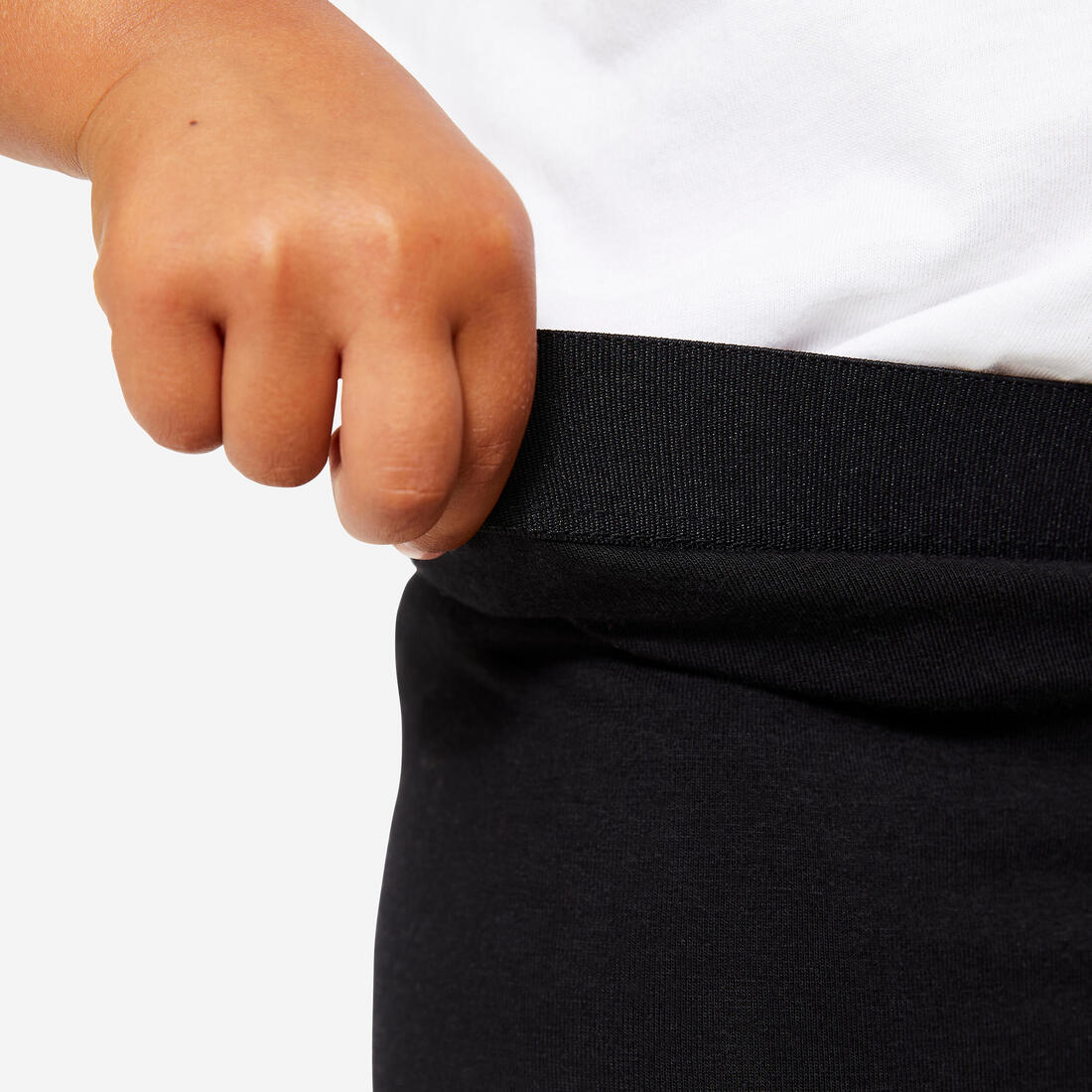 Baby Basic Cotton Leggings - Black - Image 4