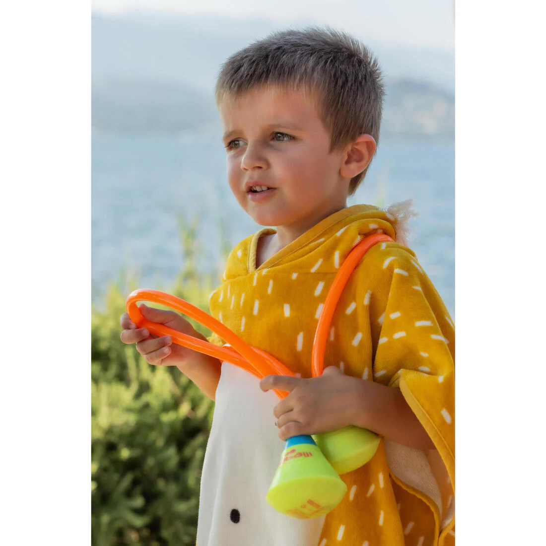 Baby cotton changing poncho - Lion - Image 16