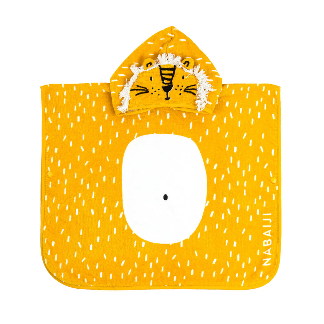 Baby cotton changing poncho - Lion - Image 9