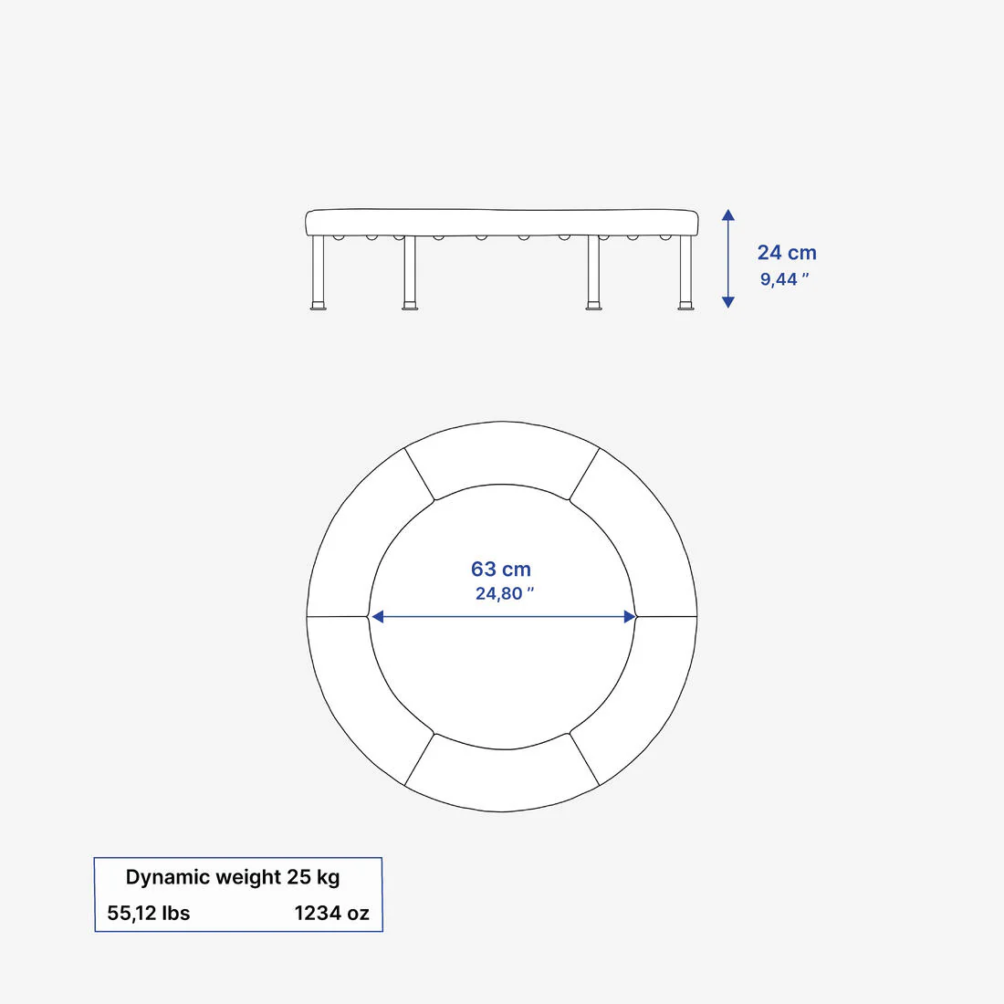 Baby Gym Mini Trampoline - Image 9