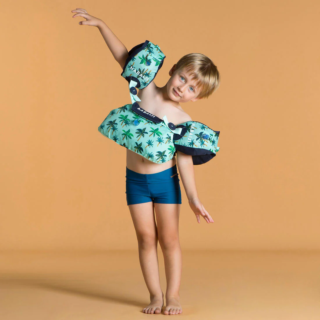 BABY/KIDS’ SWIM SHORTS - BLUE - Image 4