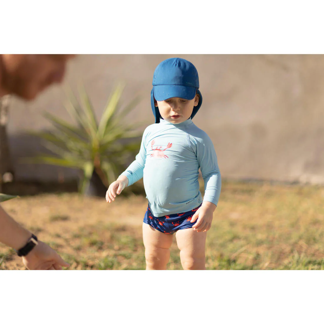Baby/Kids’ Swim Shorts - Blue Crab Print - Image 22