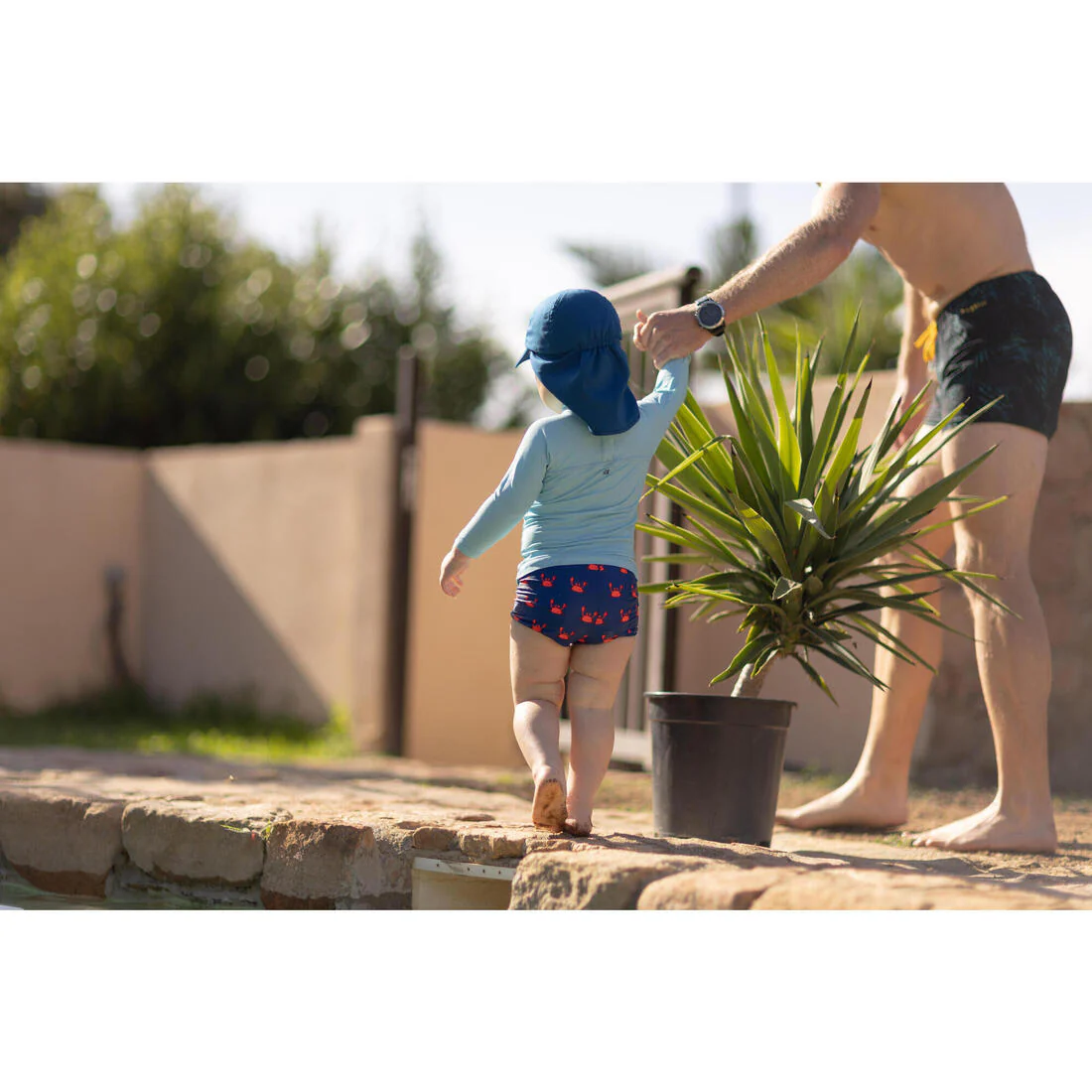 Baby/Kids’ Swim Shorts - Blue Crab Print - Image 33