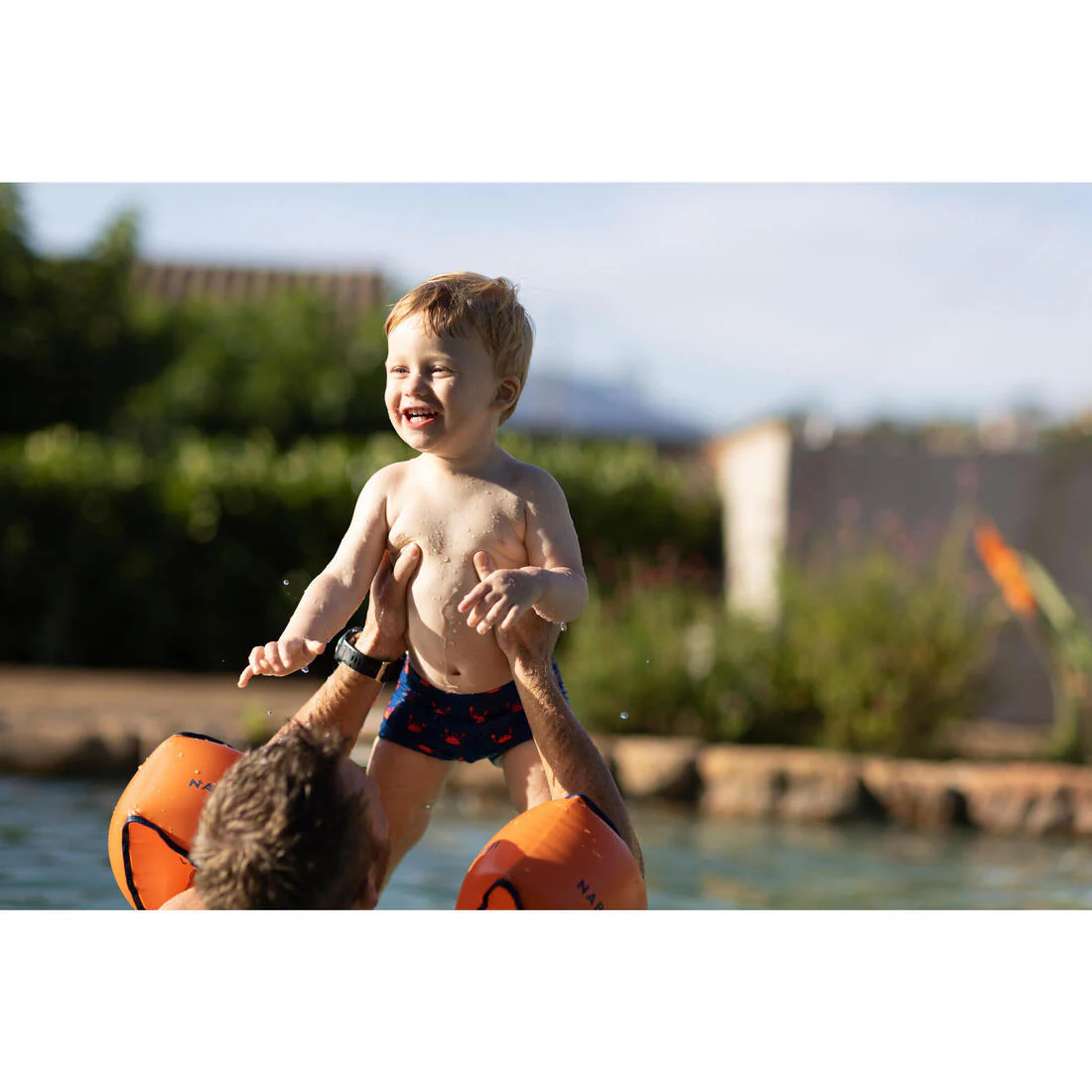 Baby/Kids’ Swim Shorts - Blue Crab Print - Image 36