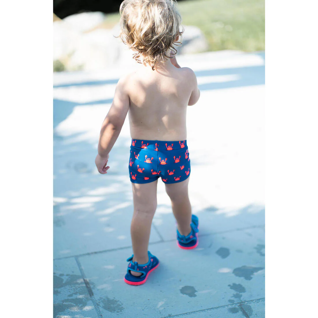 Baby/Kids’ Swim Shorts - Blue Crab Print - Image 38