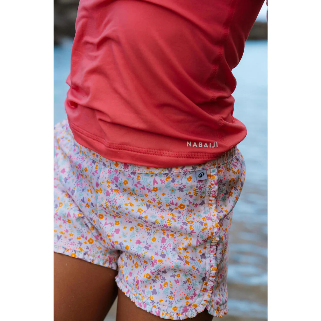 Baby / Kids' swim shorts - flower print - Image 6