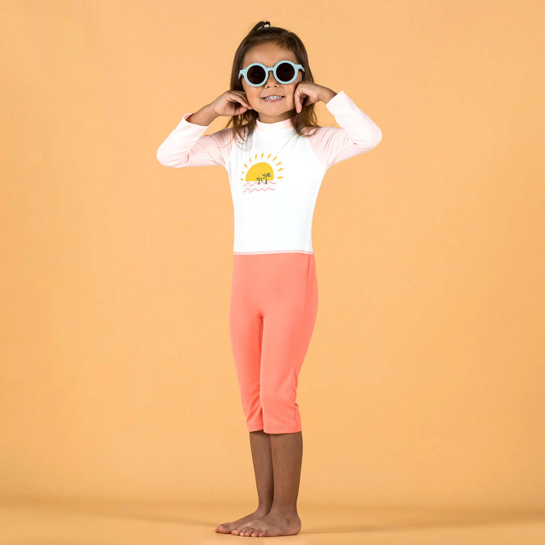 Baby/Kids’ Swimming Long Sleeve UV-Protection Suit Print - Image 3