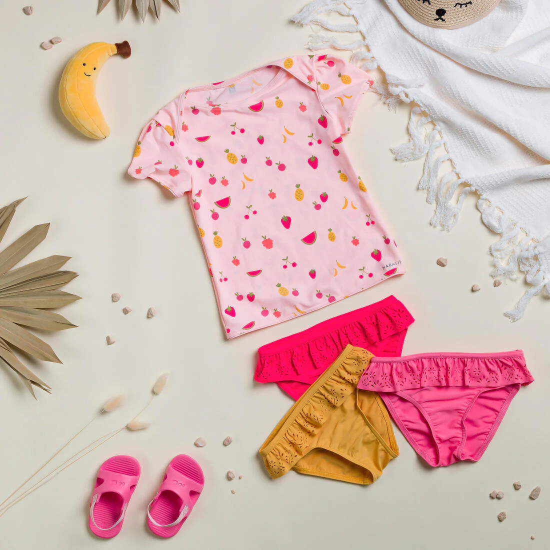 Baby Swimsuit Bottoms Coral - Image 3